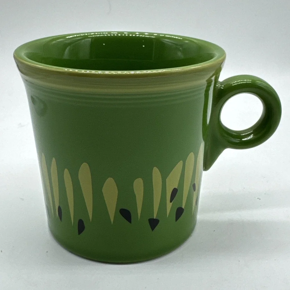 Fiesta Kiwi Ring Handle Mug HTF Fiestaware